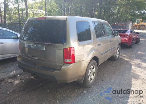 2010 Honda Pilot Lx from USA, damaged, VIN 5FNYF3H28AB009931